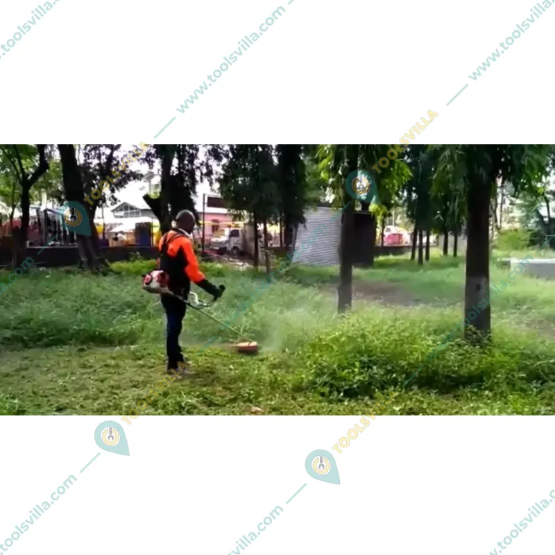 Stihl Brush Cutter FS 3001, 2 Stroke 25CC Petrol Sidepack Grass Cutting Machine For Agriculture & Gardening
